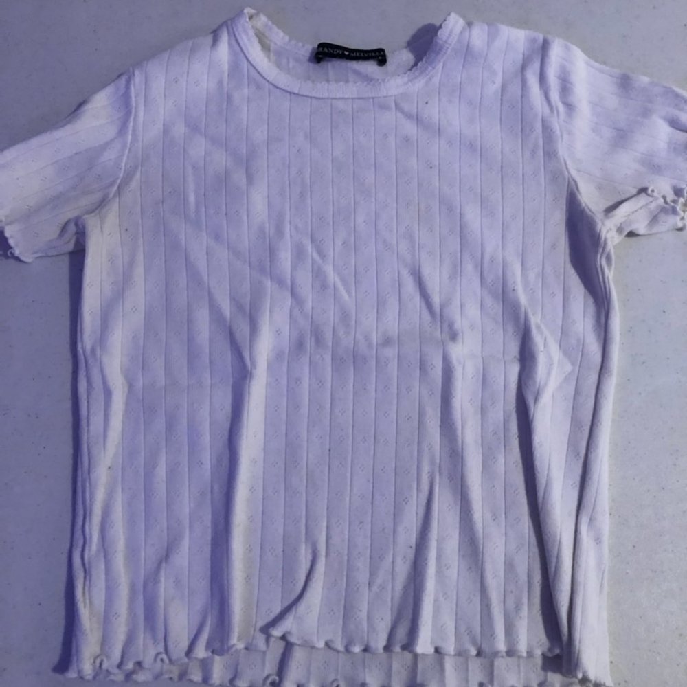 White Brandy Baby Tee